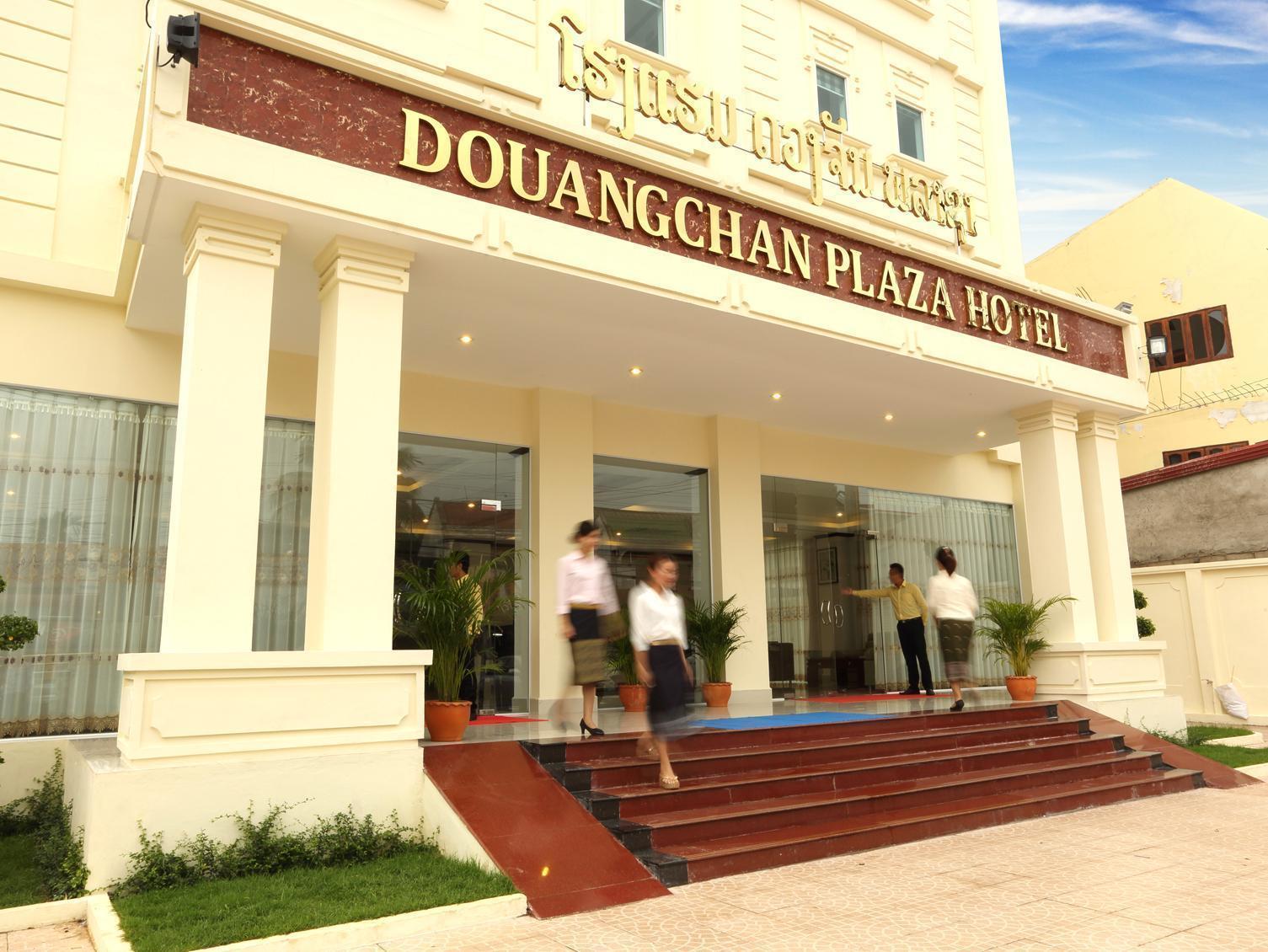 Douangchan Plaza Hotel Vientián Exterior foto